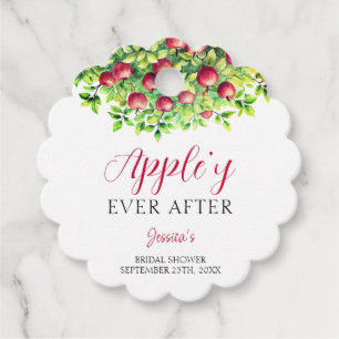 Appley je nach Apple Fall Brautparty Geschenkanhänger