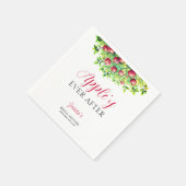 Appley je nach Apple Fall Brautparty Serviette (Ecke)