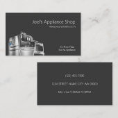 Appliance-Shop, Installation, Reparatur-Visitenkar Visitenkarte (Vorne/Hinten)