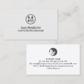 Application Developer Computer Programmer Visitenkarte (Vorne/Hinten)