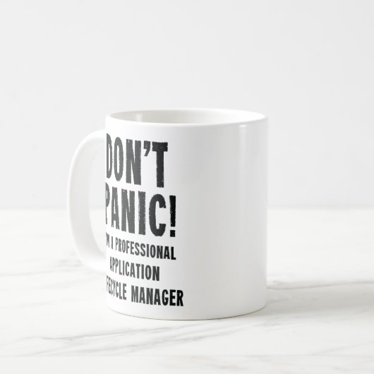 Application Lifecycle Manager Kaffeetasse (Vorderseite Links)