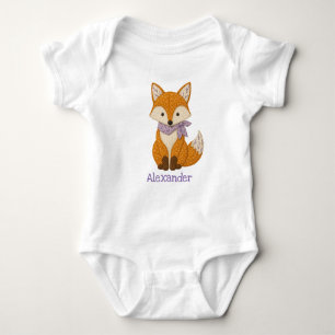 Applikation Foxy Baby Strampler