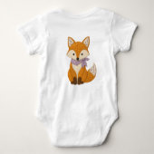 Applikation Foxy Baby Strampler (Rückseite)