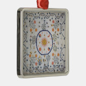 Applique Steppdecke mit Sun, Moon, Sterne Silbernes Ornament (Rechts)