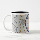 Applique Steppdecke mit Sun, Moon, Sterne Zweifarbige Tasse (Links)