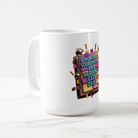 Appointment Coordinator Pro T-Shirt Kaffeetasse (Vorderseite Links)