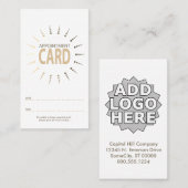 appointment rainbowBurst Terminkarte (Vorne/Hinten)