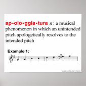 Appologgiatur Poster (Vorne)