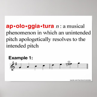 Appologgiatur Poster