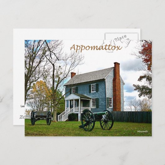 Appomattox Peer House Postkarte (Vorne/Hinten)