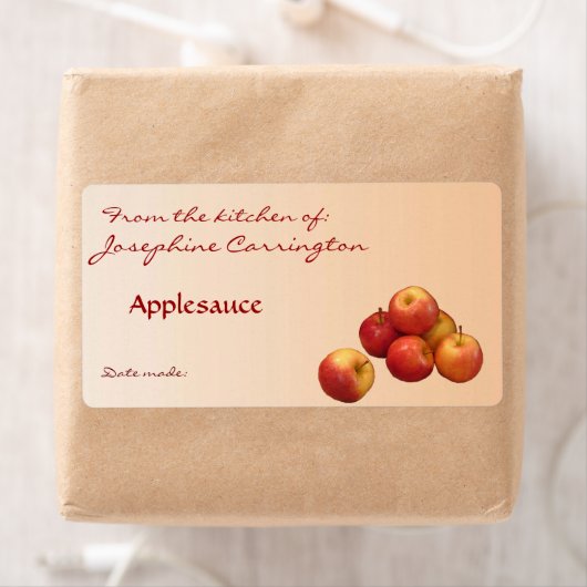 Appplesauce Canning Labels (Insitu)
