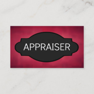 Appraiser Elegant Name Plate Visitenkarte