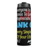 Appreciate And Thank God For Every Single Day Thermosbecher (Vorderseite)