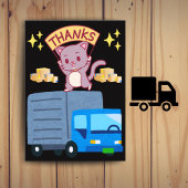 Appreciation Card for Delivery Driver Custom Text Dankeskarte