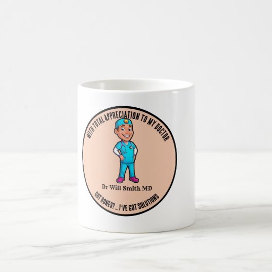 appreciation doctor blue MD SURGEON Kaffeetasse (Mittel)