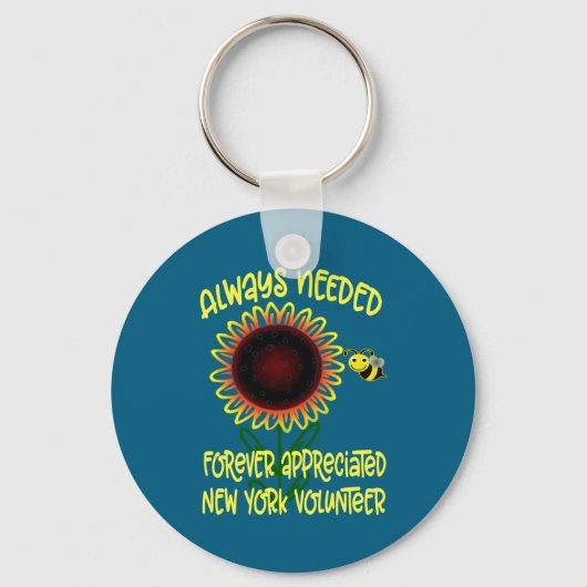 Appreciation New York Always Needed Volunteer Reco Schlüsselanhänger (Vorderseite)