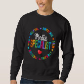 Appreciation Week School Library Media Specialist Sweatshirt (Vorderseite)