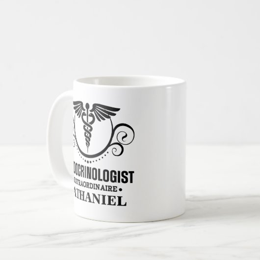 Appreciator des Endokrinologen Kaffeetasse (Vorderseite Links)