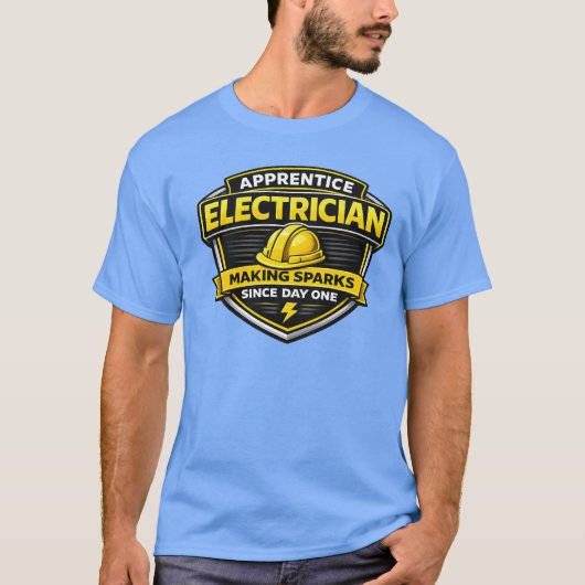 Apprentice Electrician Making Sparks Shirt (Vorderseite)