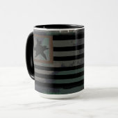Approachable Wolf : Home of The Brave Mug Tasse (Vorderseite Links)