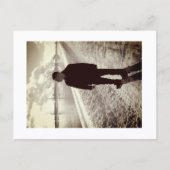 Approachable Wolf Post Card Print Postkarte (Vorderseite)