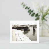 Approachable Wolf Post Card Print Postkarte (Stehend Vorderseite)