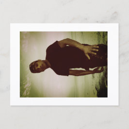 Approachable Wolf Post Card Print Postkarte