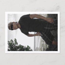 Approachable Wolf Post Card Print Postkarte