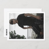 Approachable Wolf Post Card Print Postkarte (Vorne/Hinten)