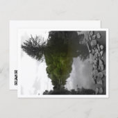 Approachable Wolf Post Card Print Postkarte (Vorne/Hinten)