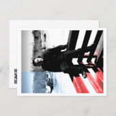 Approachable Wolf Post Card Print Postkarte (Vorne/Hinten)