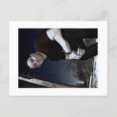 Approachable Wolf Post Card Print Postkarte (Vorderseite)