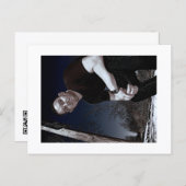 Approachable Wolf Post Card Print Postkarte (Vorne/Hinten)