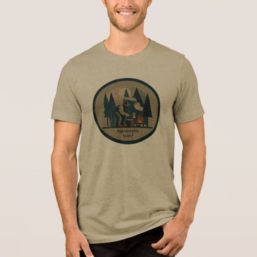 Approachable Wolf Tee Shirt (Vorderseite)