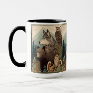 Approachable Wolf : Wilderness Mug Tasse