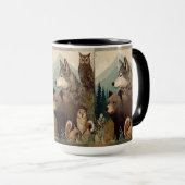 Approachable Wolf : Wilderness Mug Tasse (VorderseiteRechts)
