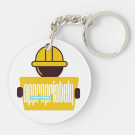 Appropriately Perfectionist Acrylic Keychain Schlüsselanhänger