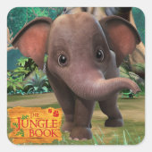 Appu Quadratischer Aufkleber (Vorderseite)