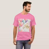 appy Birthday Pastel Balloon Bliss T-Shirt (Vorne ganz)