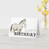 "Appy Geburtstags-" Karte (Gelbe Blume)