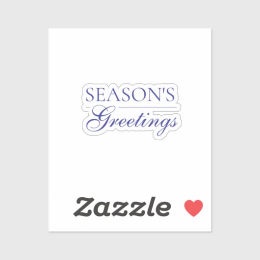 appy New Year Merry Christmas Holiday Aufkleber (Blatt)