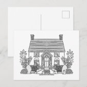 Apr-Haus Feiertagspostkarte (Vorne/Hinten)