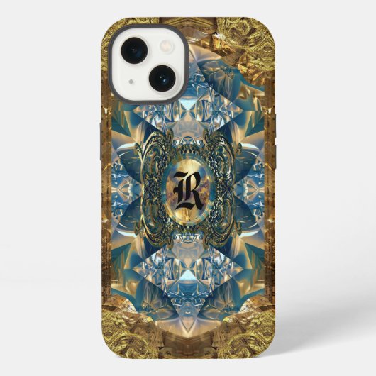 Aprallet Baxter viktorianisches Monogramm iPhone Hülle (Rückseite)