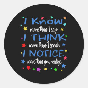 Apraxia Awareness Shirt Liebe & Amp; Unterstützung Runder Aufkleber