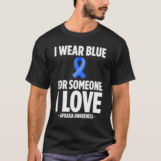 Apraxia Awareness Survivor Love Warrior T-Shirt (Vorderseite)