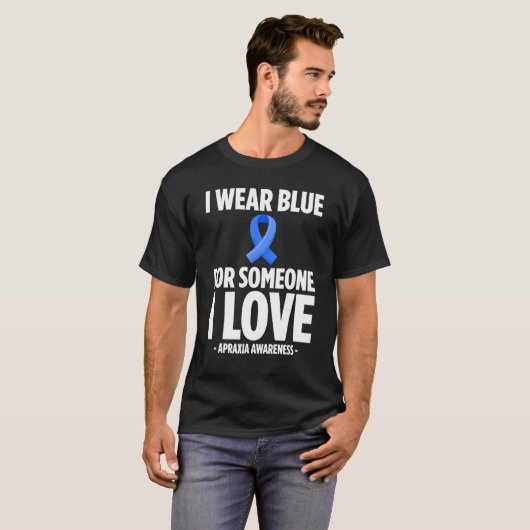 Apraxia Awareness Survivor Love Warrior T-Shirt (Vorne ganz)