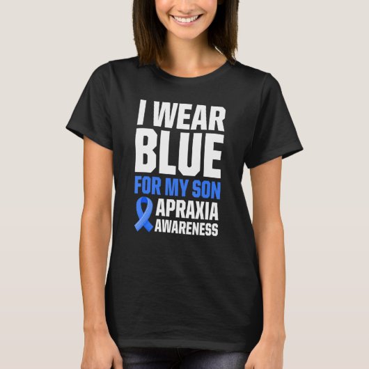 Apraxia Awareness Survivor Wear Warrior 1 T-Shirt (Vorderseite)