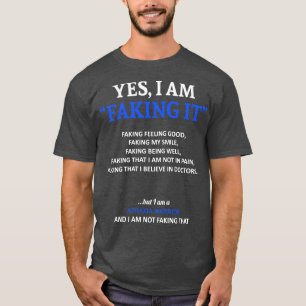 Apraxie-Bewusstsein Ich täusche vor In dieser Fami T-Shirt