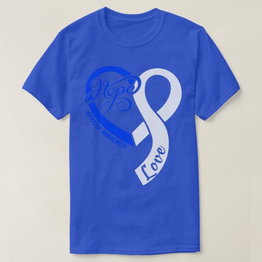Apraxie Bewusstsein Menschen Liebe Herz Ribbon Hap T-Shirt (Design vorne)