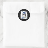 Apraxie Sensibilisierung Kriegermütter Mutter Mutt Runder Aufkleber (Tasche)